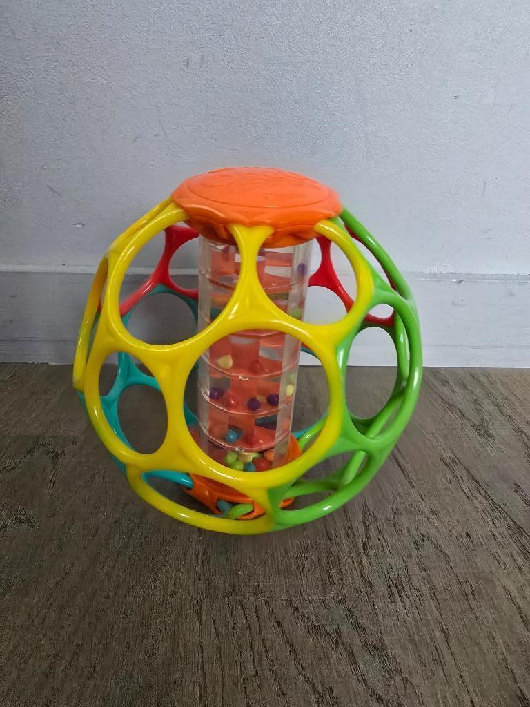 Oball rammelaar bal, Kinderen en Baby's, Ophalen, Gebruikt, Rammelaar, Met geluid