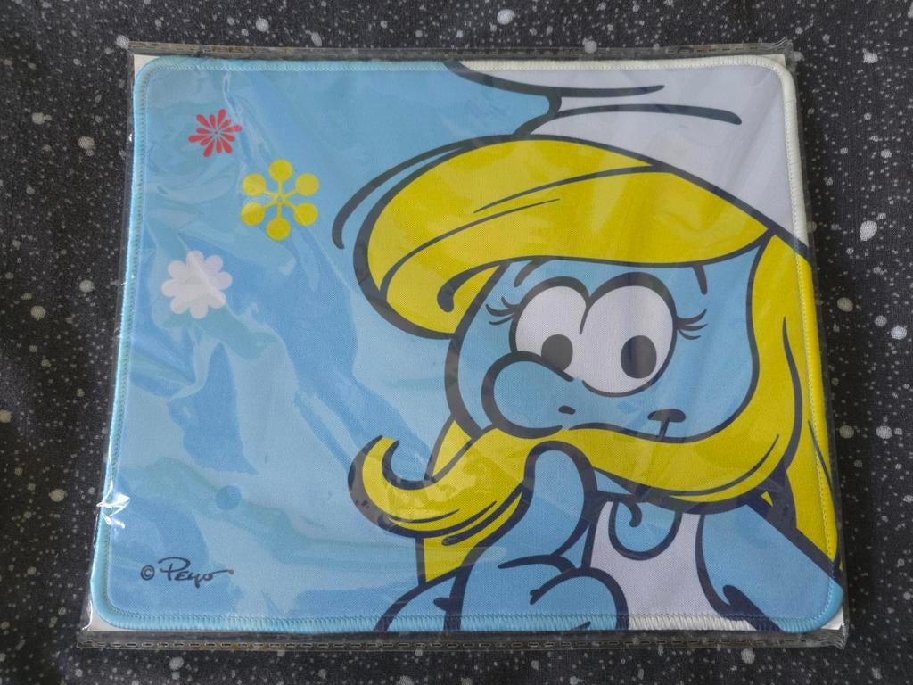 Tapis de souris Schtroumpfette, Collections, Schtroumpfs, Envoi, Neuf, Schtroumpfette, Autres types