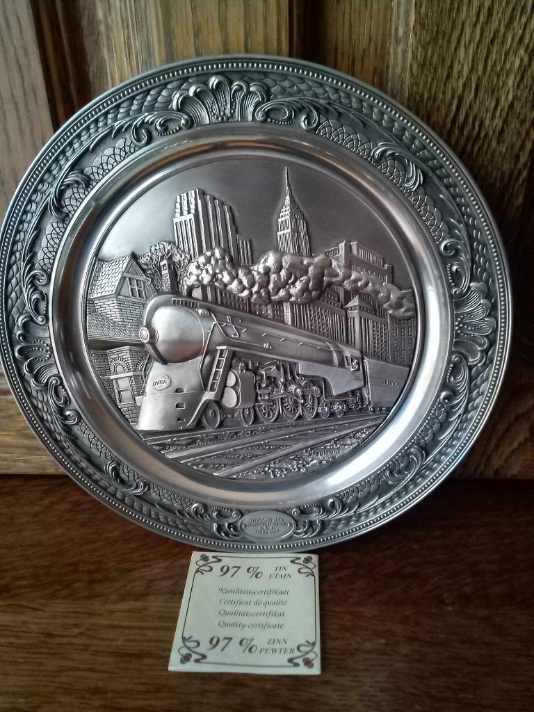 Assiette en étain 97%, Ophalen of Verzenden