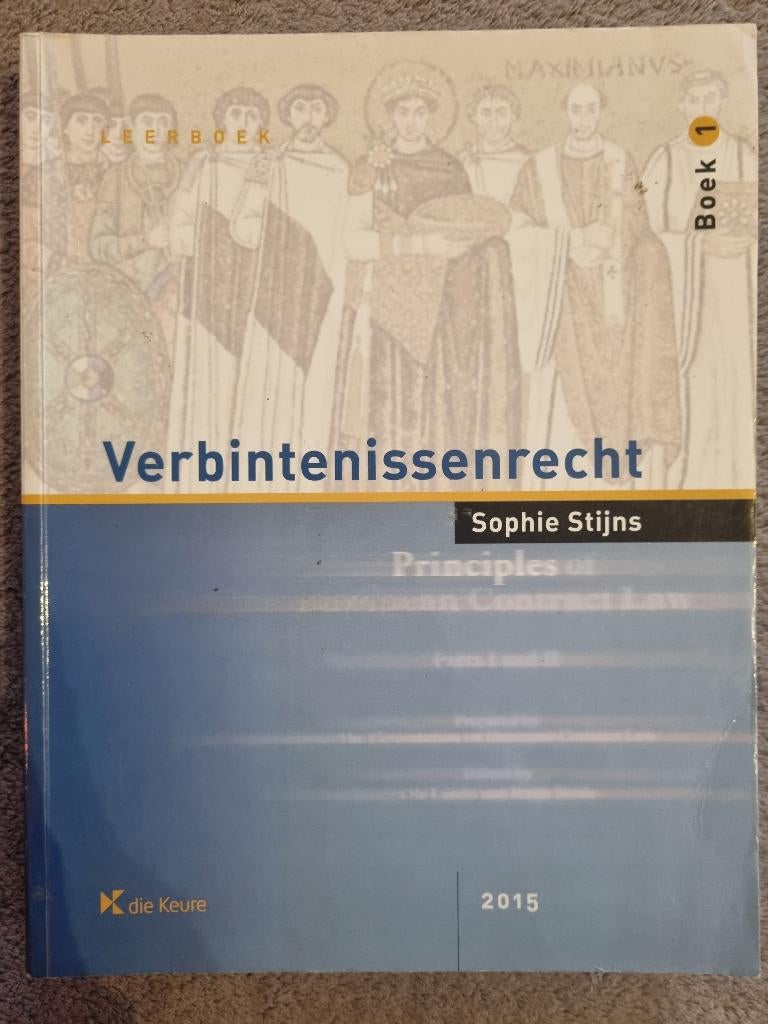 Verbintenissenrecht Sophie Stijns boek, Boeken, Ophalen of Verzenden, Gelezen, Overige niveaus, Sophie Stijns Prof.