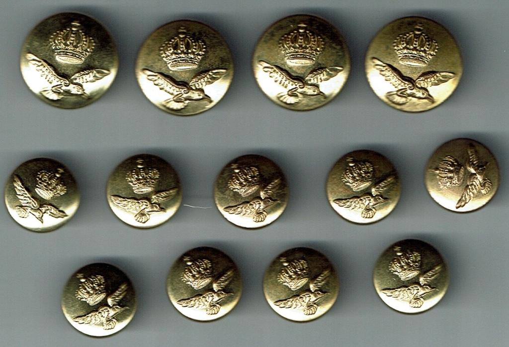 Boutons militaires de l'Armée de l'Air Belge, Envoi, Armée de l'air, Vêtements ou Chaussures