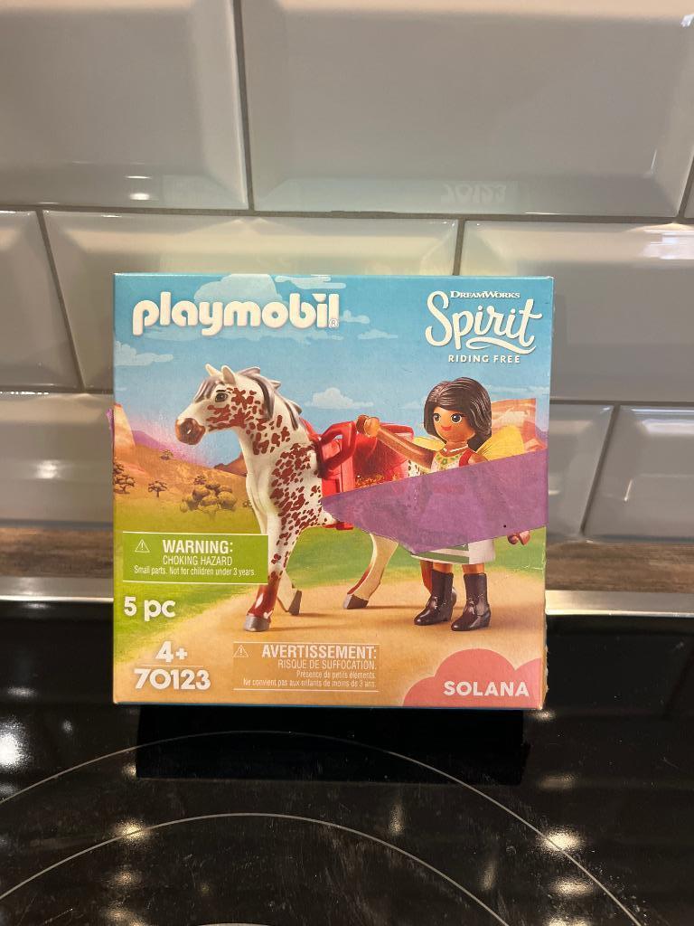 Playmobil 70123 Spirit - Solana met paard, Enlèvement ou Envoi, Utilisé