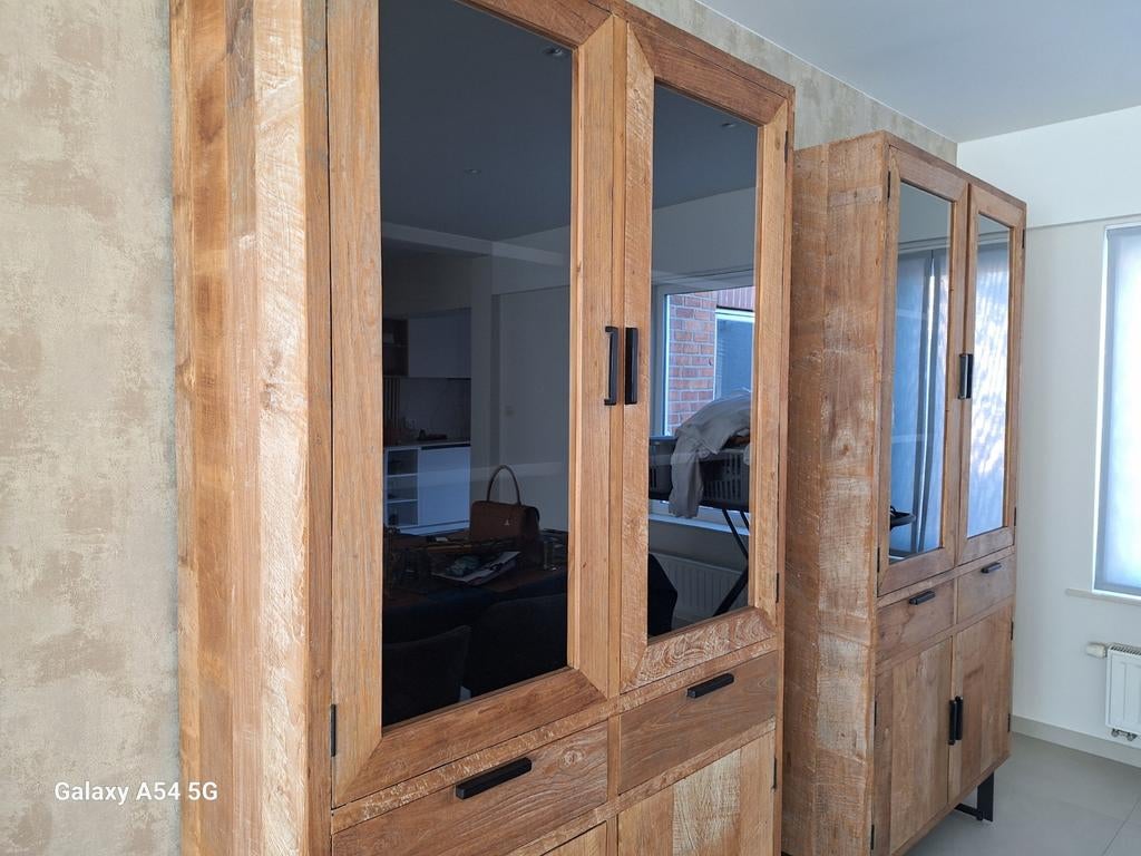 Buffetkast, Ophalen, Glas