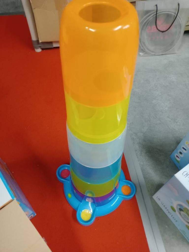 Toren met muziek, licht en ballen, Ophalen of Verzenden, Zo goed als nieuw