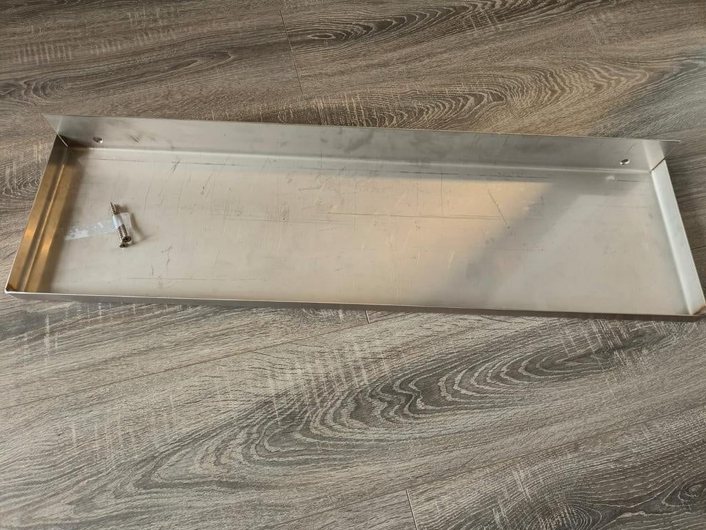 2 Inox schappen, Ophalen, Zo goed als nieuw