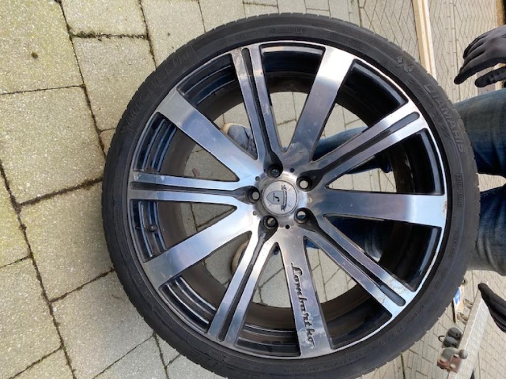 4 laagprofielbanden met sportvelgen 295/30 ZR22, Autos : Pièces & Accessoires, Pneus & Jantes, Pneus et Jantes, Pneus été, Autres dimensions