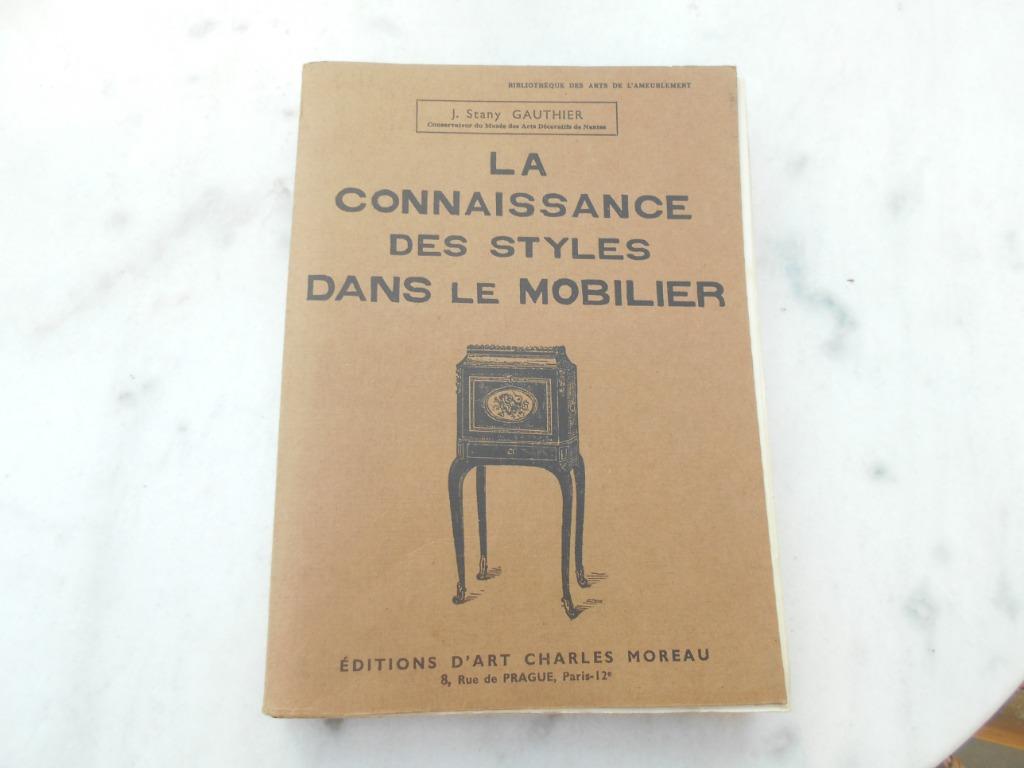 livre Connaissance des styles dans le mobilier Stany Gauthie, Boeken, Ophalen of Verzenden, Gelezen, Overige onderwerpen