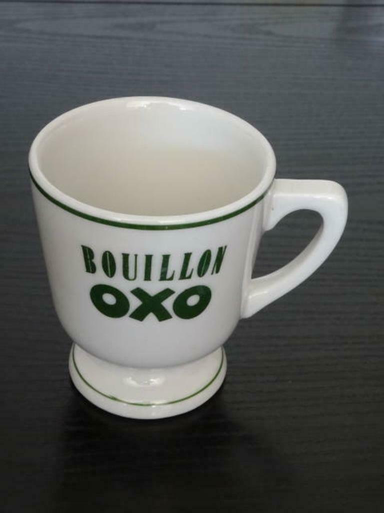 Tas bouillon Oxo, Ophalen, Zo goed als nieuw, Porselein, Kop en/of schotel