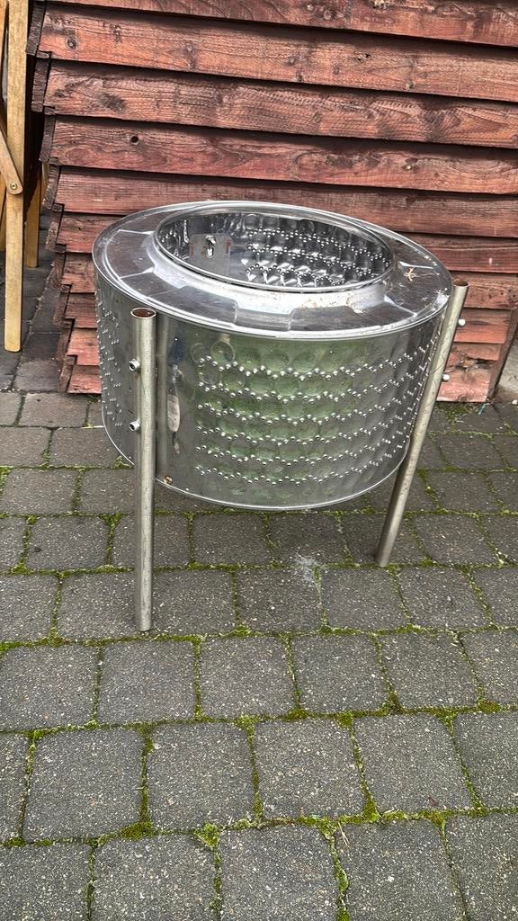 Nieuwe Vuurkorf van wastrommel, Ophalen, Zo goed als nieuw, Vuurkorf
