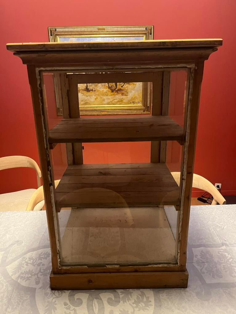 Petite vitrine en bois, Antiquités & Art, Enlèvement