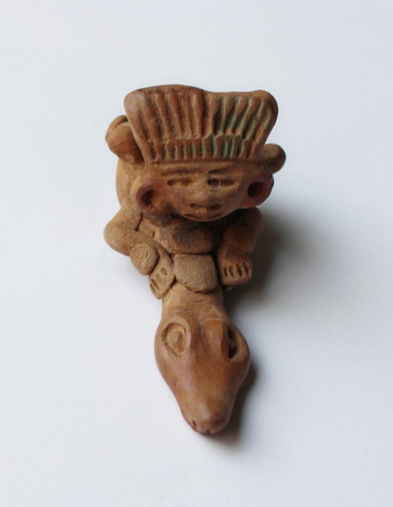 aardewerk pijp uit Mexico, Antiek en Kunst, Ophalen of Verzenden