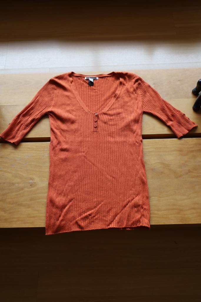 Nieuwe shirt van Mango L, Kleding | Dames, Mango, Maat 42/44 (L), Nieuw, Oranje