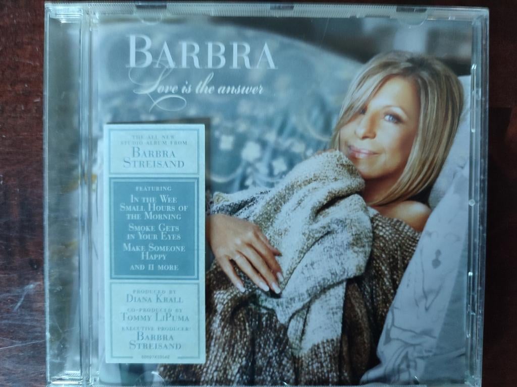 CD : BARBRA STREISAND - LOVE IS THE ANSWER, Cd's en Dvd's, Ophalen of Verzenden, Zo goed als nieuw