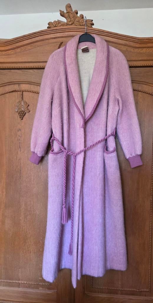 Robe de chambre - peignoir femme - T 50 laine des Pyrénées, Enlèvement, Porté