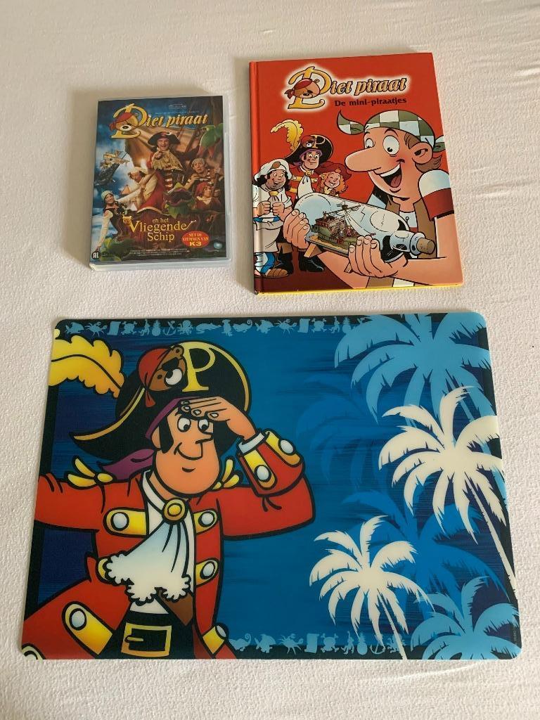 Piet Piraat : boek , placemats, DVD's kinderen, Enlèvement ou Envoi, Comme neuf, Film