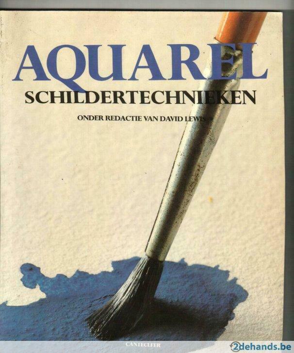 Aquarel schildertechnieken David Lewis119 blz, Nieuw