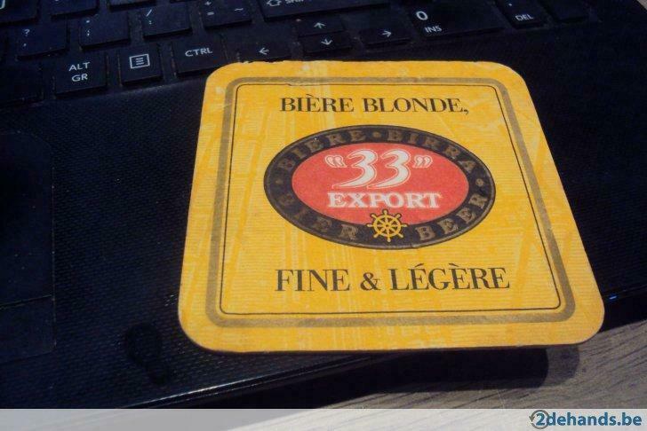 export 33, Collections, Marques de bière, Utilisé