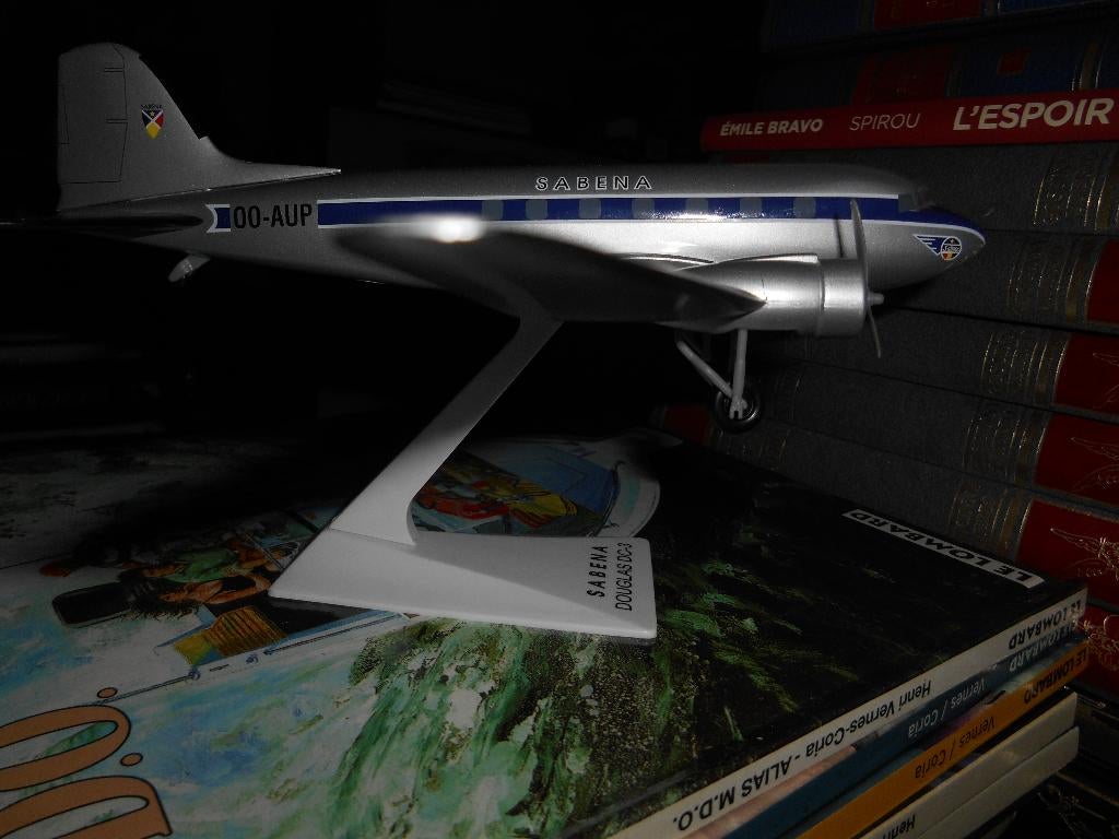 Avion SABENA Douglas DC-3 +-19cm, Collections, Enlèvement ou Envoi