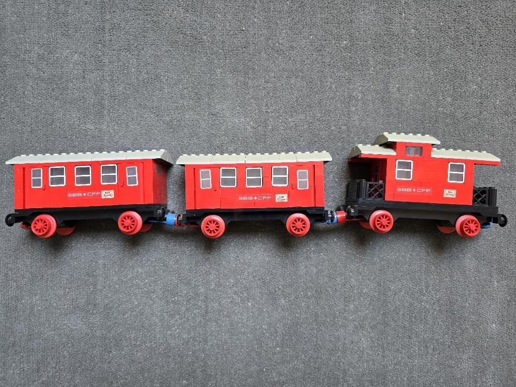 lego 3 passagierswagons, Enlèvement ou Envoi, Utilisé, Ensemble complet, Lego