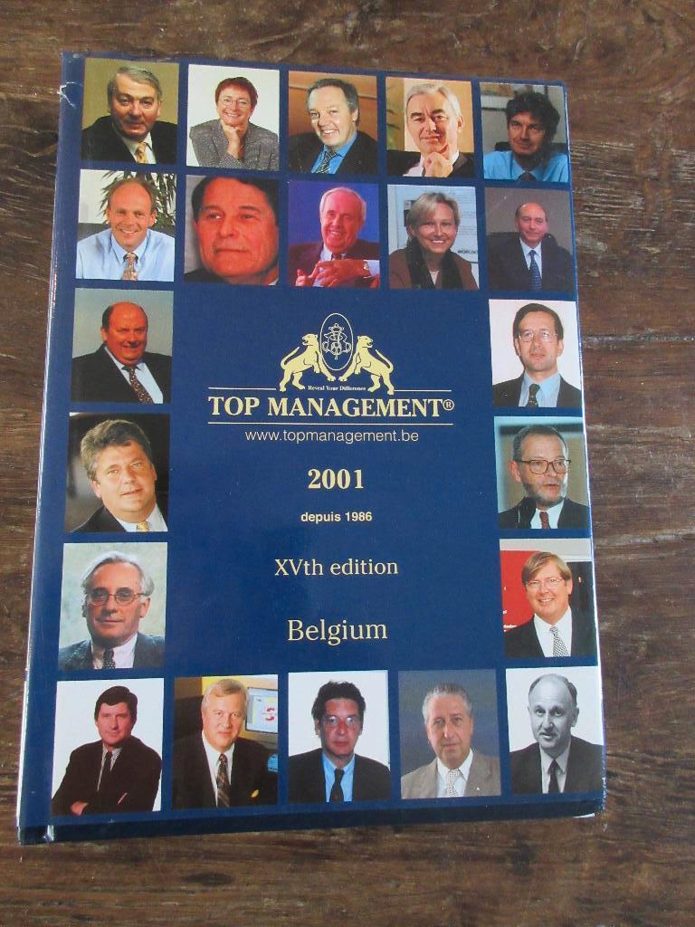 Boek TOP MANAGEMENT 2001 depuis 1986 XVth edition Belgium, Ophalen, Management