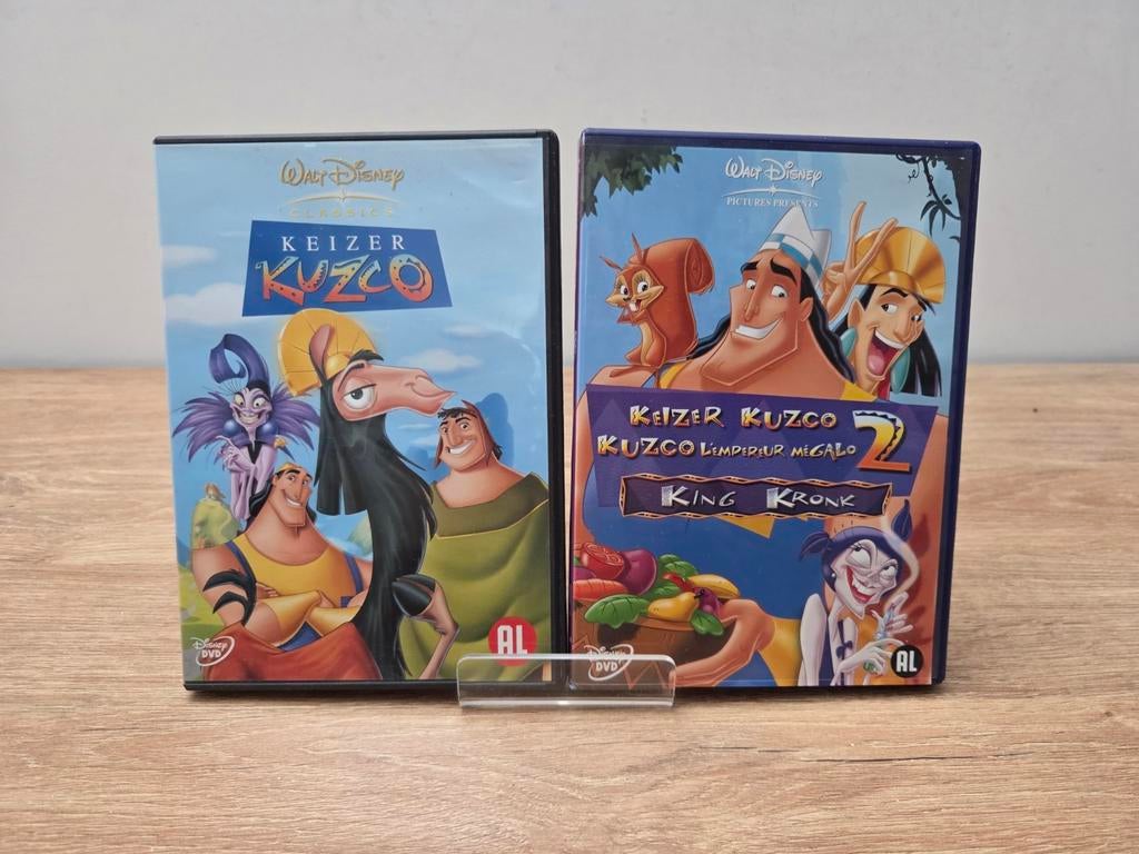 Keizer Kuzco 1 + 2 Disney, Cd's en Dvd's, Ophalen of Verzenden, Zo goed als nieuw