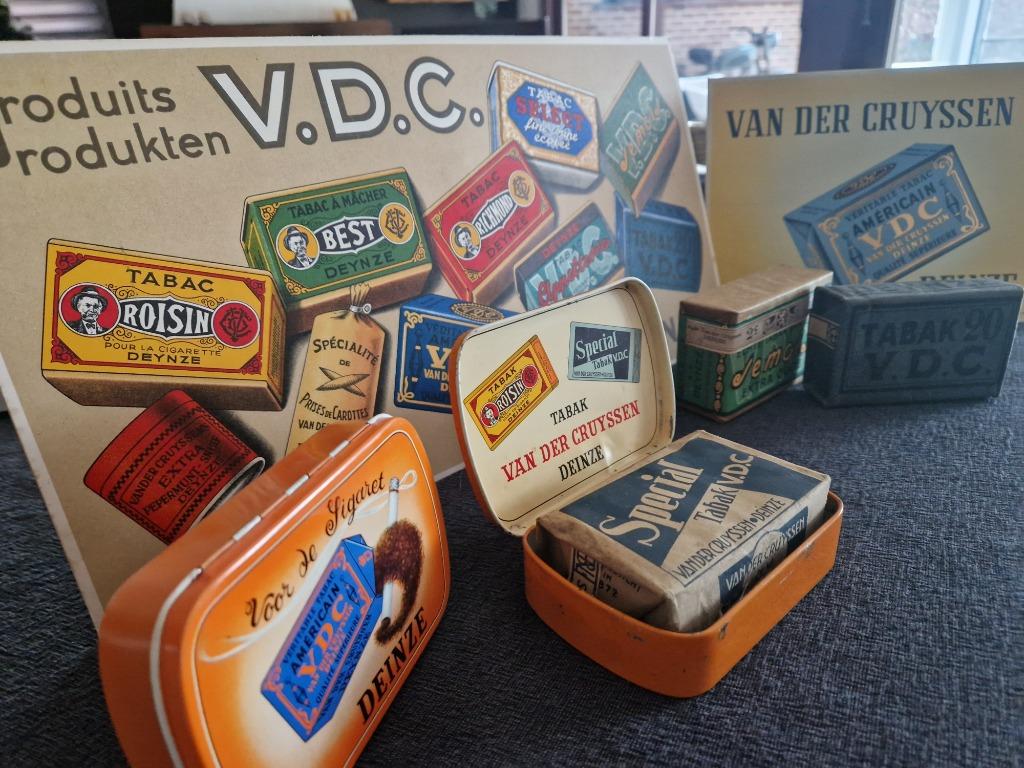 VDC - Van Der Cruyssen Deinze - LOT VDC Tabac, Enlèvement ou Envoi, Utilisé, Panneau publicitaire