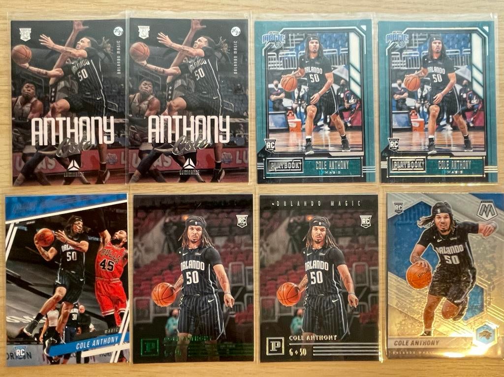 Cole Anthony rookie cards, Ophalen of Verzenden, Nieuw, Meerdere plaatjes