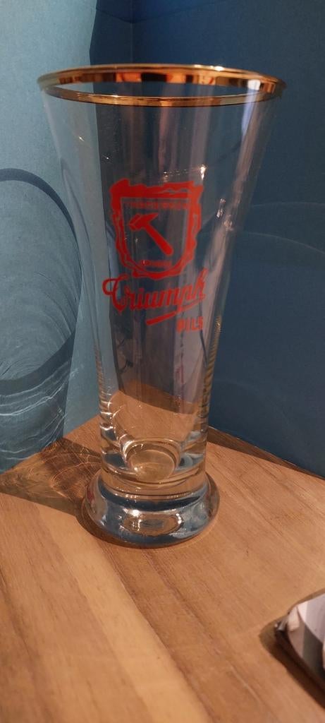 Triumph  Pils  't hamerken  Brugge, Verzamelen, Ophalen of Verzenden, Zo goed als nieuw, Glas of Glazen, Overige merken