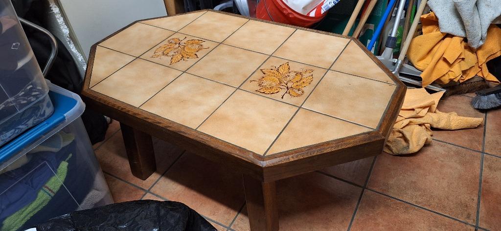 Table de salon, Chêne, 50 à 100 cm, Comme neuf, Enlèvement