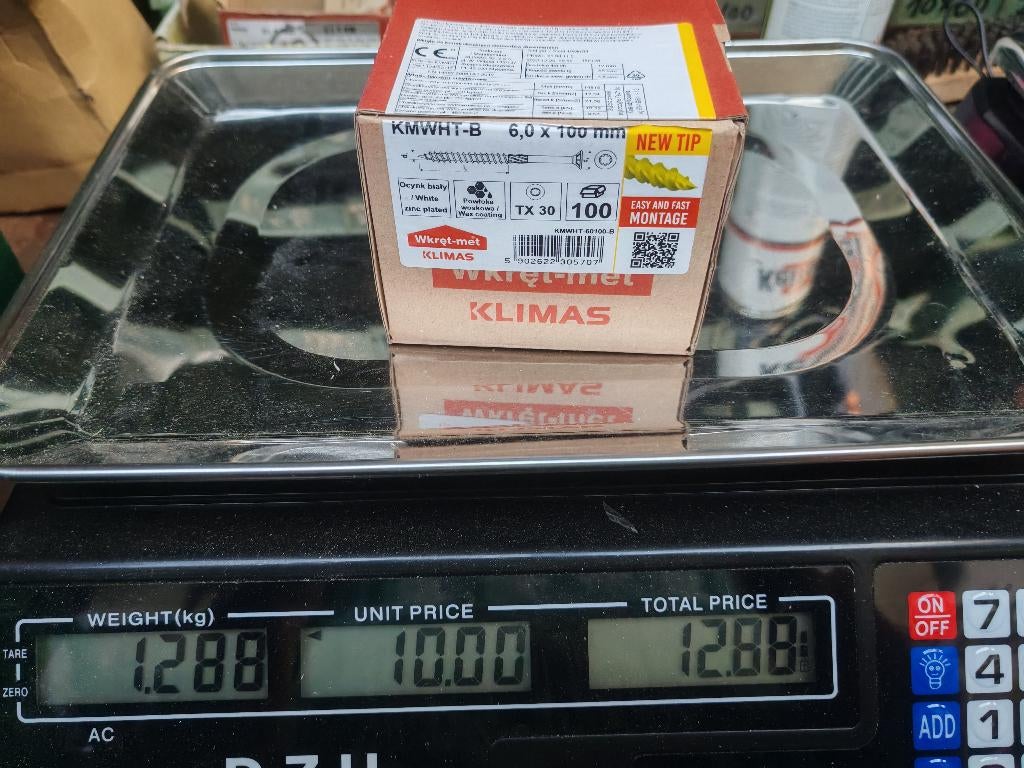 Visserie boite de 100 vis à bois torx tx 6x100, Enlèvement ou Envoi, Neuf