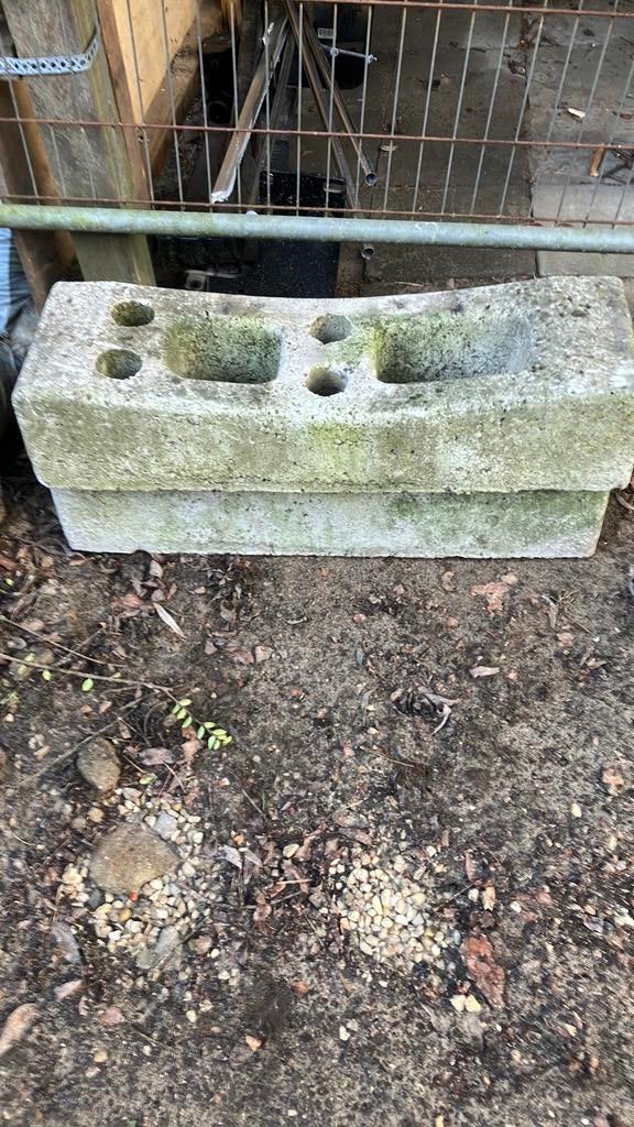 Beton voeten, Ophalen, Gebruikt
