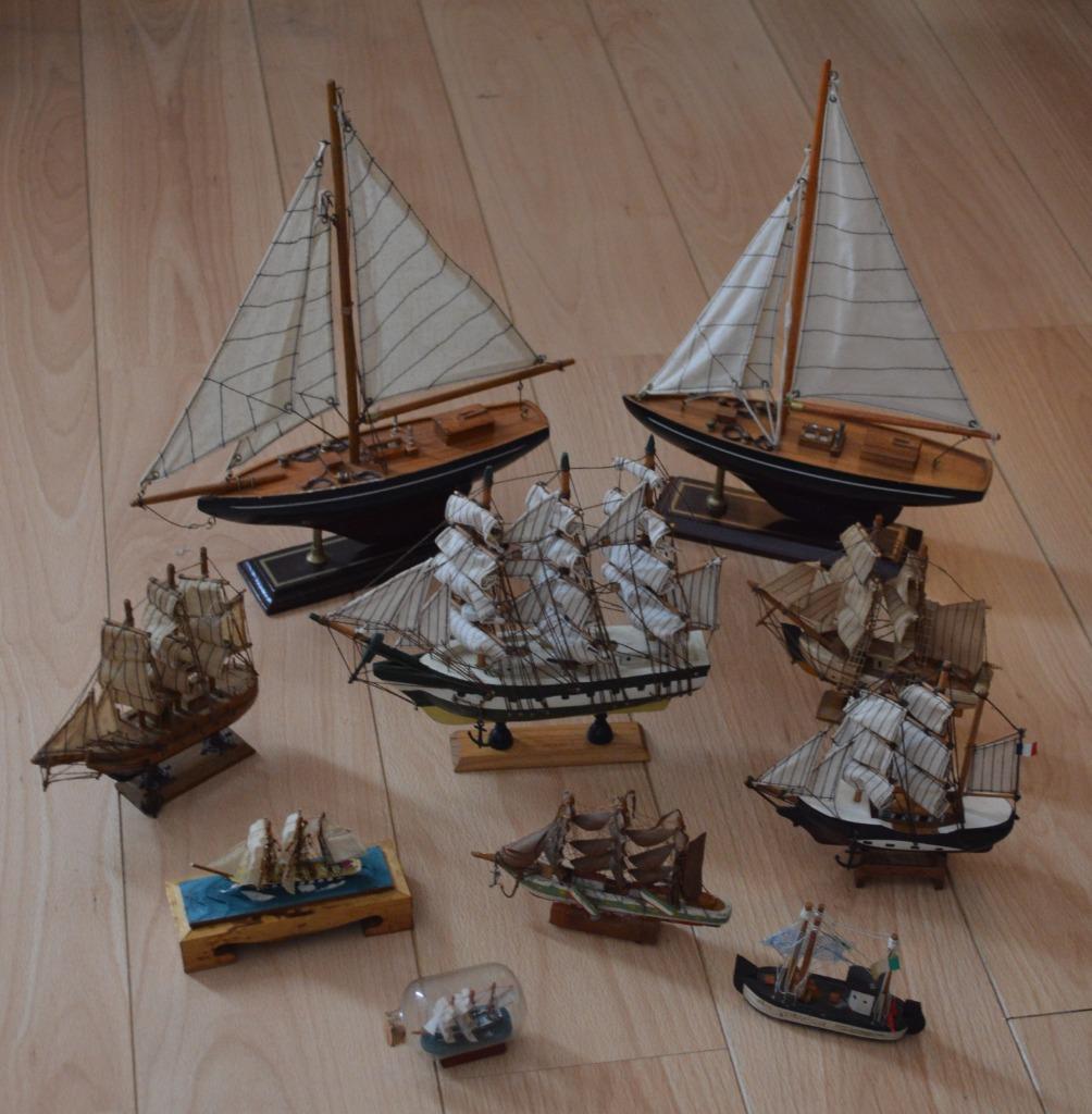 Set 10 navires miniatures, Enlèvement ou Envoi, Comme neuf