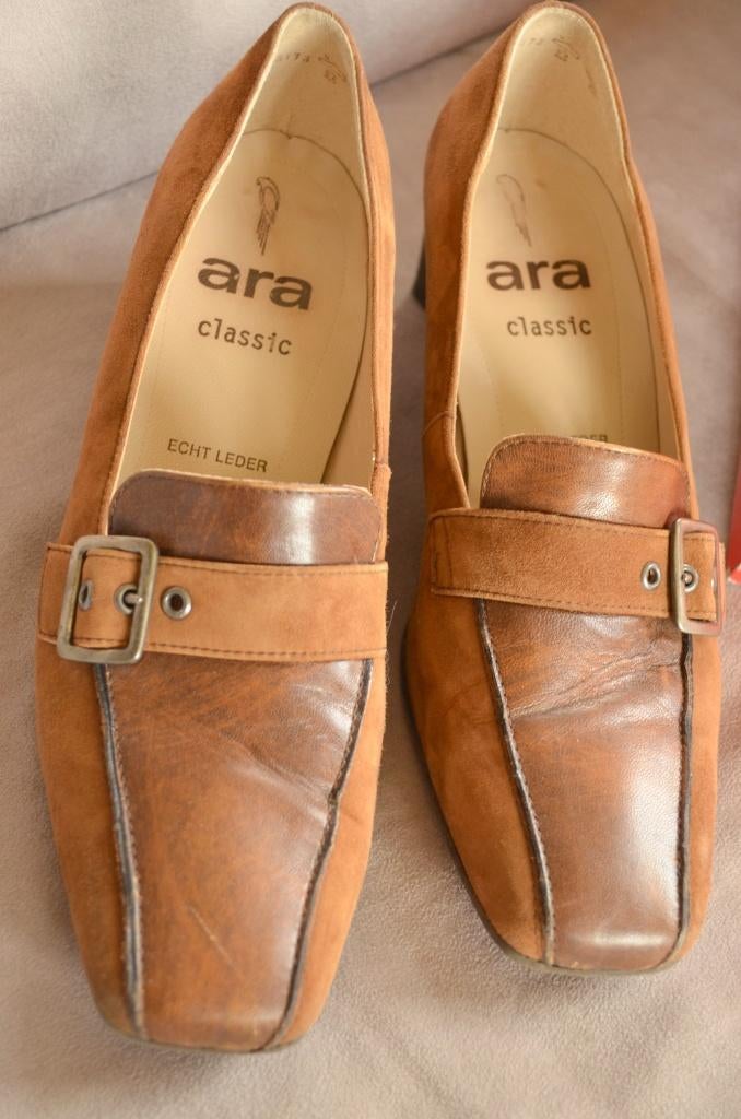 Schoenen dames ARA 5G / 37 Bruin, Schoenen met lage hakken, Bruin, Ophalen of Verzenden, Gedragen