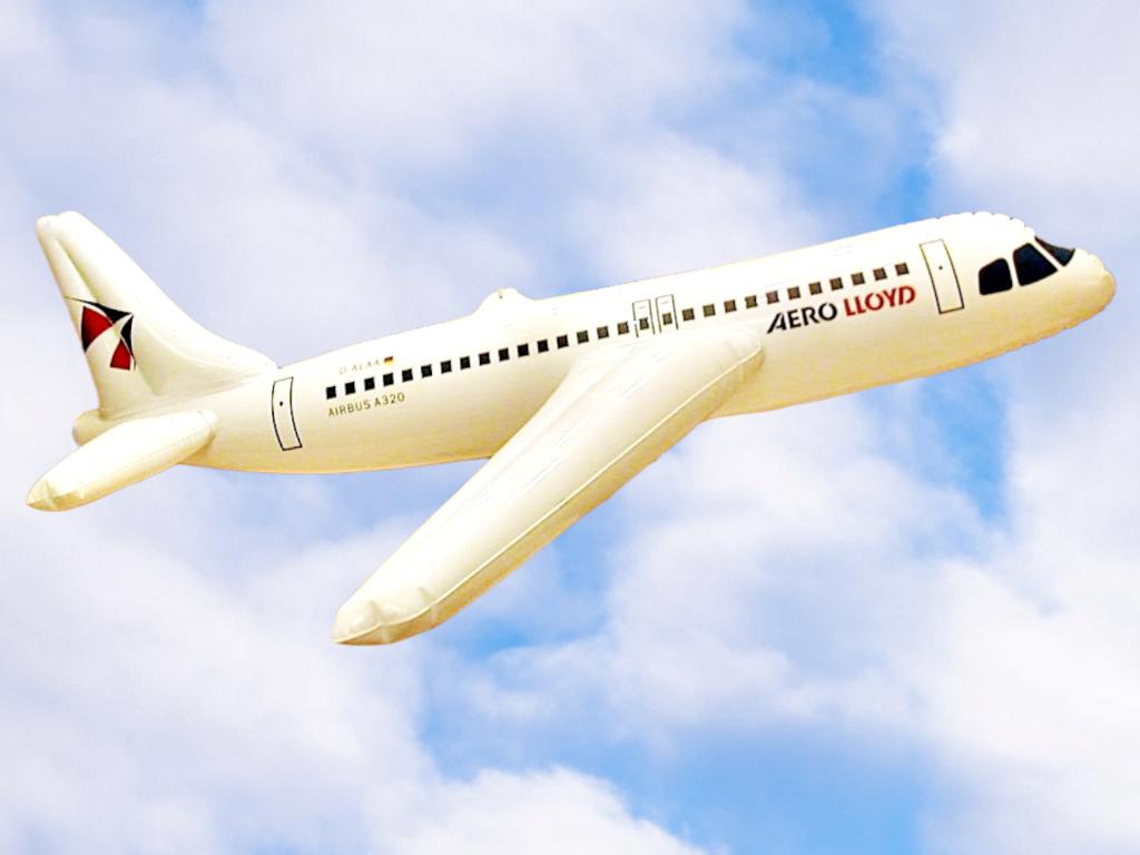 Avion gonflable Aero Lloyd Airbus A320 D-ALAA, Enlèvement ou Envoi, Neuf, Modèle réduit