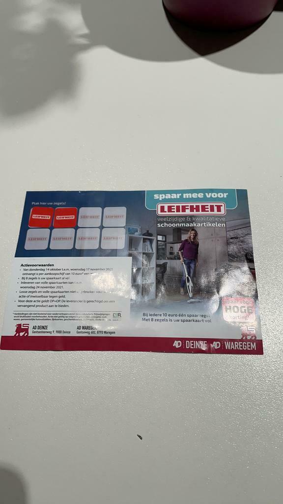 2 Zegels leifheit delhaize, Enlèvement ou Envoi