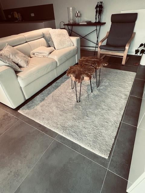 tapijt - Beige, Ophalen, 100 tot 150 cm, Beige, Zo goed als nieuw