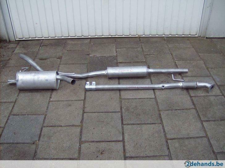nieuwe uitlaat  uitlaten incl.montage opel corsa (C) BENZINE, Auto-onderdelen, Nieuw, Opel