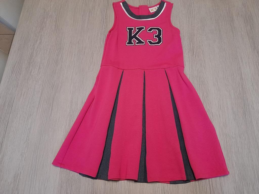 Roze kleedje K3 128, Meisje, K3, Ophalen of Verzenden, Zo goed als nieuw