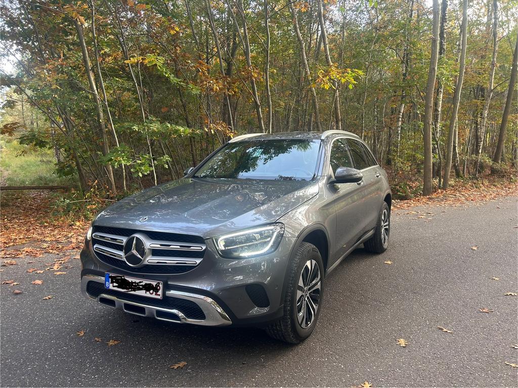 Mercedes-Benz GLC 2.0 diesel hybride à 2022 km 56.000, Autos, Argent ou Gris, Euro 6, Entreprise, Noir