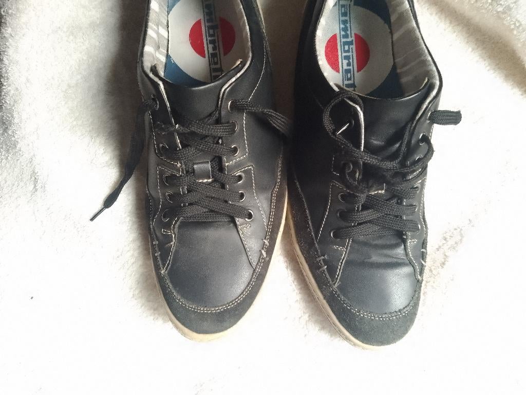 43 lambretta schoenen goede staat, Verzenden, Zwart, Lambretta, Gedragen