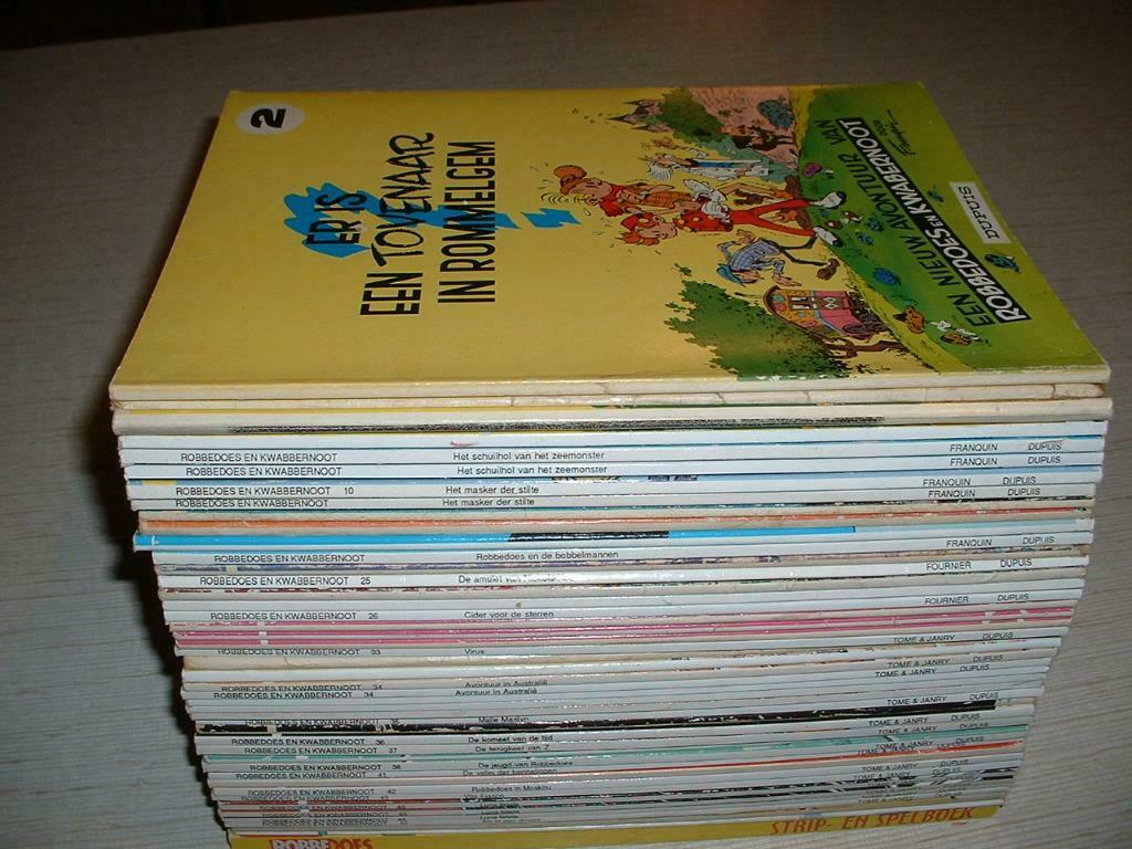 strips van robbedoes en kwabbernoot nrs tussen 2 en 53, Boeken, Meerdere stripboeken, Ophalen of Verzenden, Zo goed als nieuw