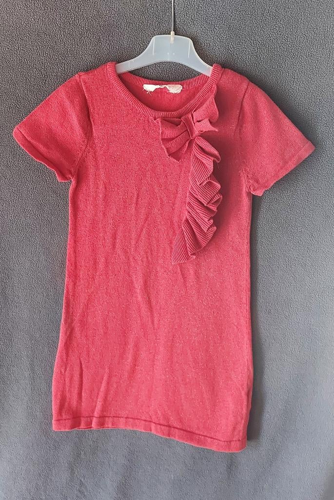 Robe de fête rouge pailletée 9 ans /134cm H&M, Robe ou Jupe, H.M, Comme neuf, Enlèvement