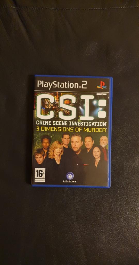 Csi: 3 Dimensions Of Murder Pal Playstation 2, Games en Spelcomputers, Games | Sony PlayStation 2, Gebruikt, 1 speler, Ophalen of Verzenden