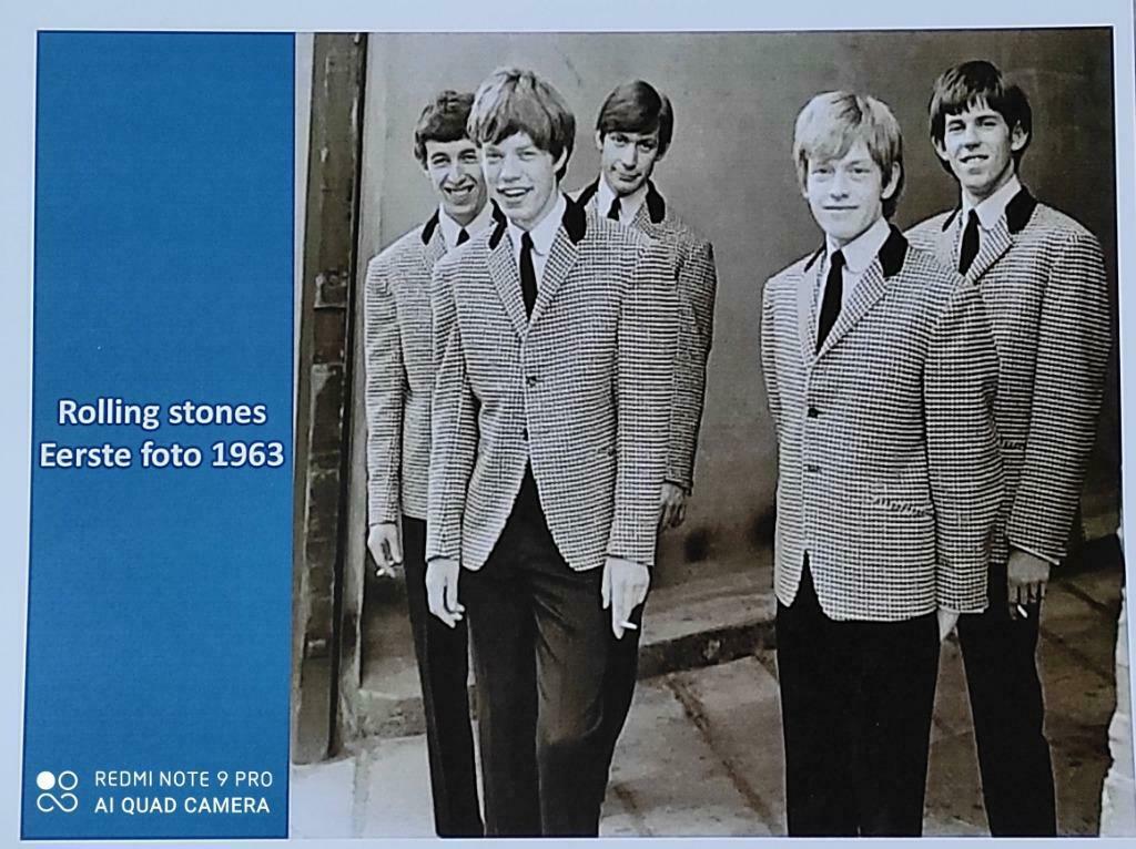 The Rolling Stones, eerste foto van de 5 bandleden in 1963!, 1960 tot 1980, Foto, Nieuw, Ophalen of Verzenden