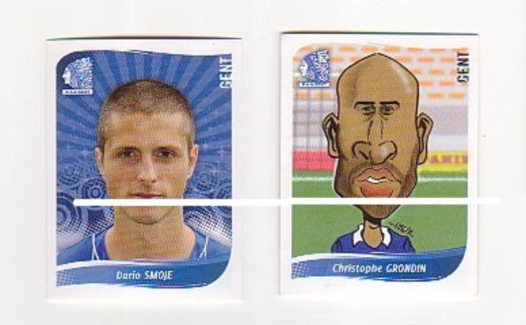 Panini Football 2009/AA Gent/2 autocollants, Collections, Articles de Sport & Football, Neuf, Affiche, Image ou Autocollant, Envoi