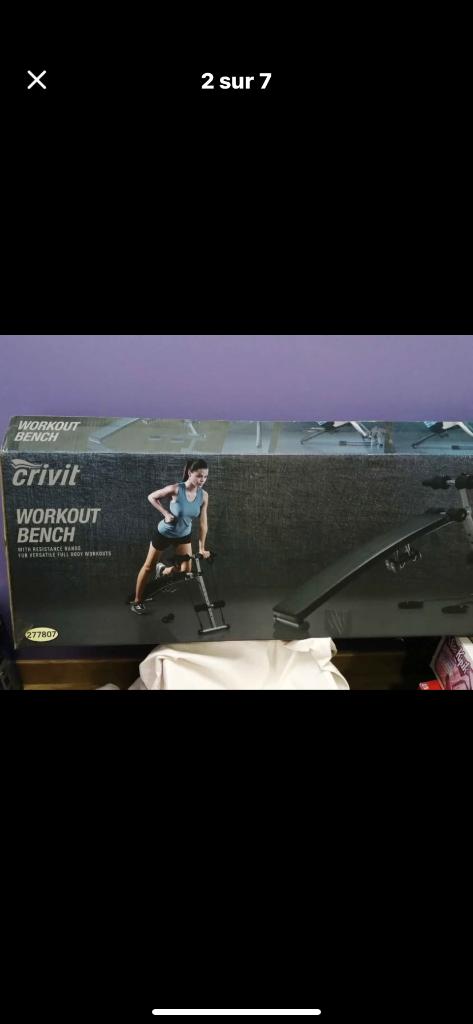 Banc de musculation, Ophalen, Gebruikt, Overige typen