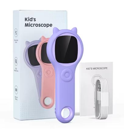 Mini optische microscoop voor kinderen met 500x vergroting, Ophalen of Verzenden