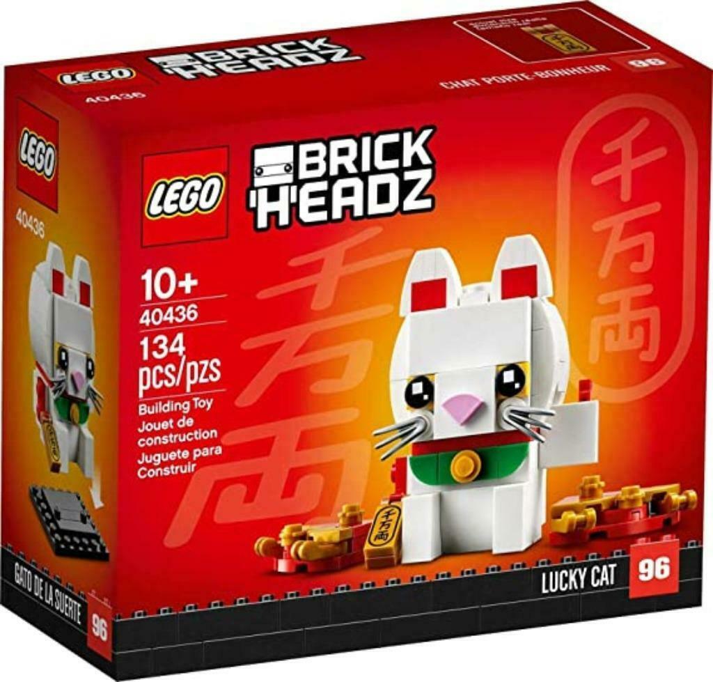 Lego 40436 Brickheadz Lucky Cat, Enlèvement, Neuf, Ensemble complet, Lego