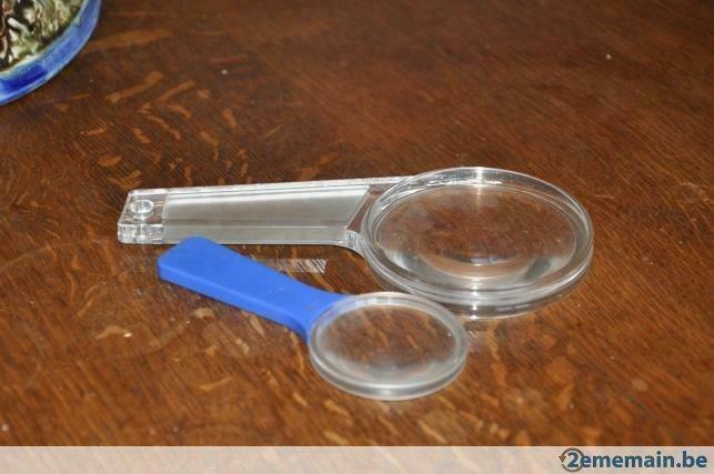 2 loupes pour lecture, Enlèvement ou Envoi, Utilisé, Lunettes de lecture