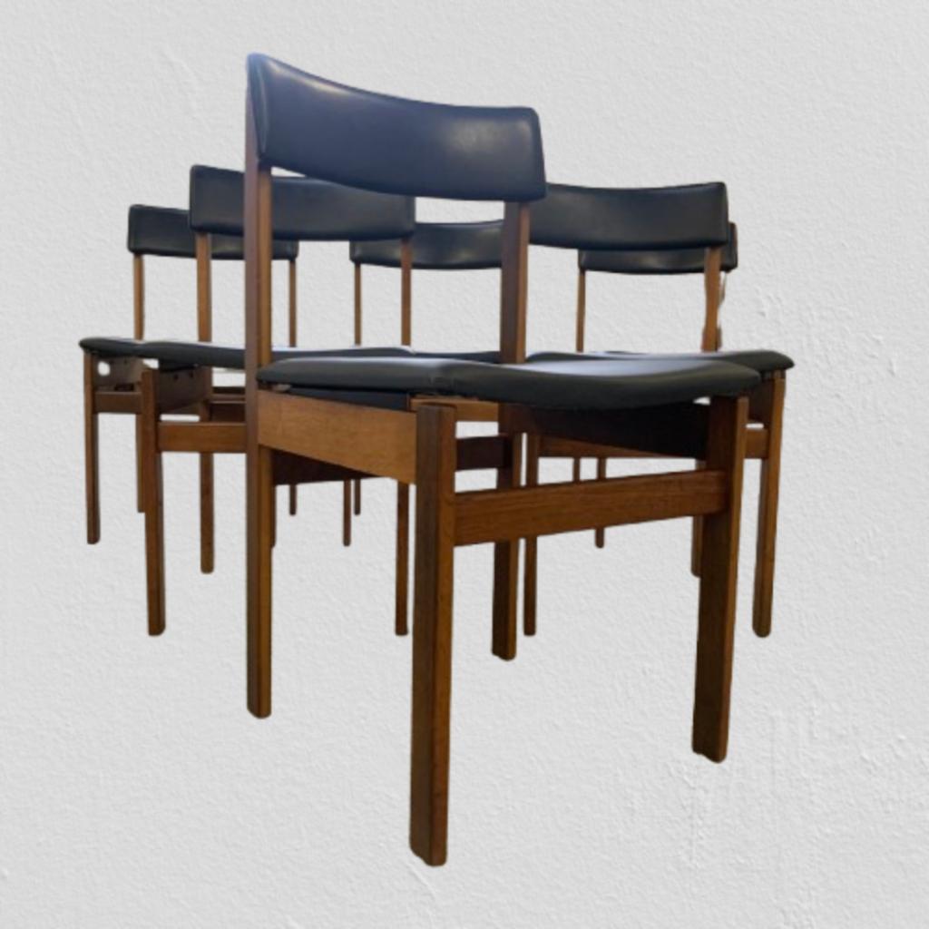 Chaises design de Jos De Mey pour Van den Berghe-Pauvers, Antiquités & Art, Antiquités | Meubles | Chaises & Canapés, Enlèvement ou Envoi